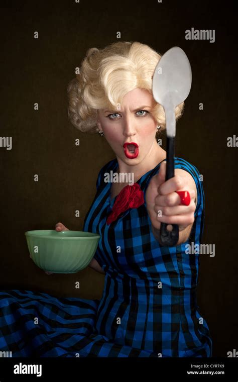 Blonde Woman Vintage Hi Res Stock Photography And Images Alamy