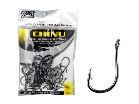 Anzol Marine Sports Chinu Black Nickel Kalangos Pesca