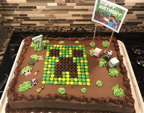 Minecraft birthday cake – Artofit