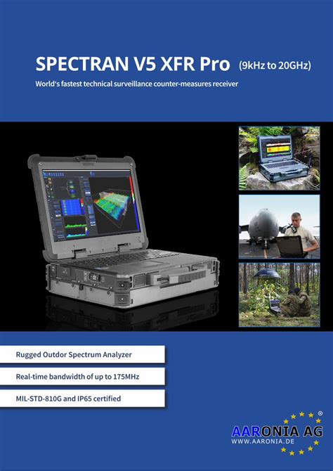 Pdf Real Time Outdoor Spectrum Analyzer Spectran Xfr · Pdf Filereal