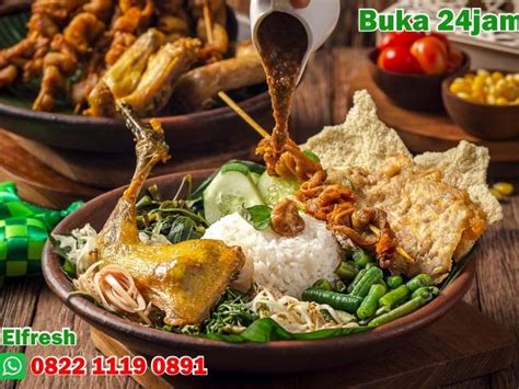 Daftar Harga Menu Delivery Gado Gado Nasi Pecel Elfresh Kalibata