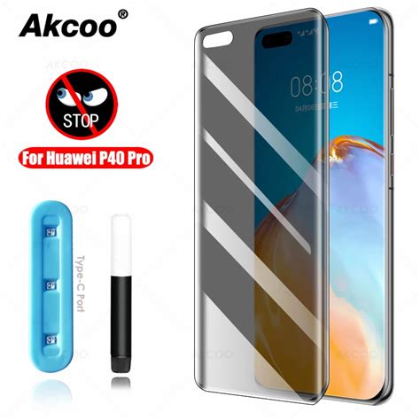 Akcoo Protecteur D Cran De Confidentialit Pour Huawei P Pro Film