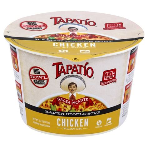 Tapatio Ramen Noodle Soup Salsa Picante Chicken Flavor 3 7 Oz