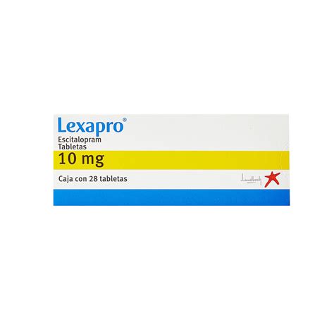 Lexapro 10mg 28 Tabs