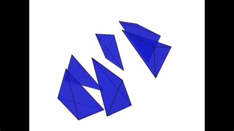 Dissection Of A Cube Into Six Congruent Tetrahedra Youtube