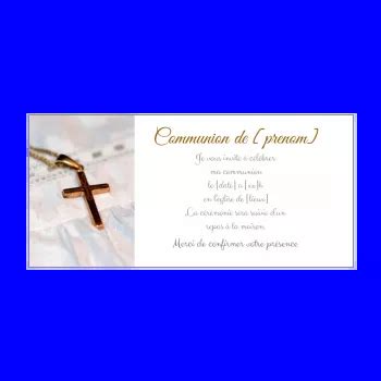 Faire Part De Communion Imprimer Gratuit