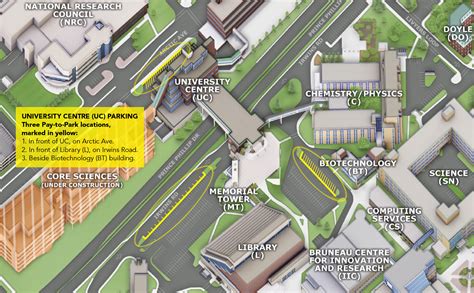 University Parking Map