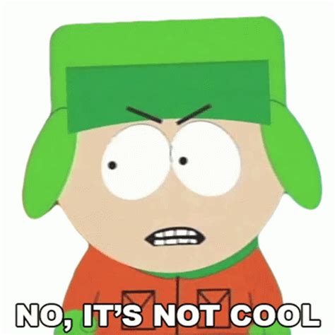 No Its Not Cool Kyle Broflovski Sticker No Its Not Cool Kyle