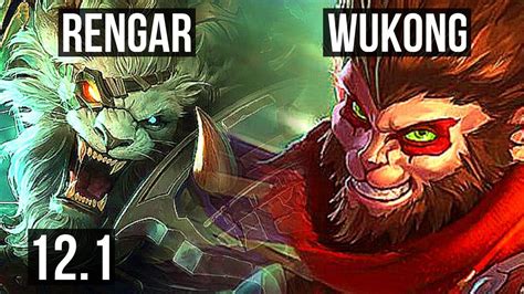 Rengar Vs Wukong Top Rank 1 Rengar 6 Solo Kills Dominating Rank