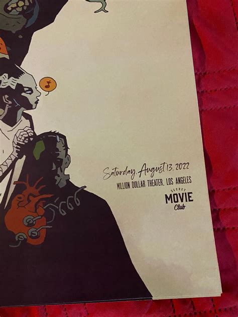 Mike Mignola Secret Movie Club Drawing Monsters X Poster Reprint Ebay