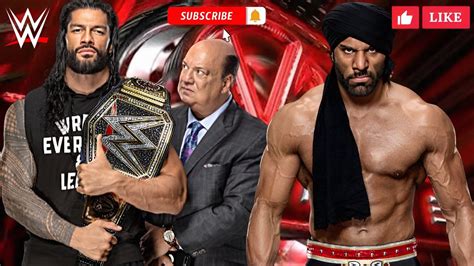 WWE Roman Reigns Vs Jinder Mahal Full Match WWE 2k23 YouTube