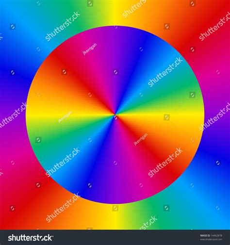 Bright Shiny Background In Rainbow Colors Stock Photo 14462878