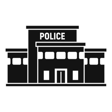 Police Station Outline PNG, Vector, PSD, and Clipart With Transparent ...