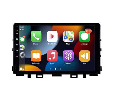 Navigatie Radio Kia Rio 2017 2020 Android OS Apple Carplay 9 Inch