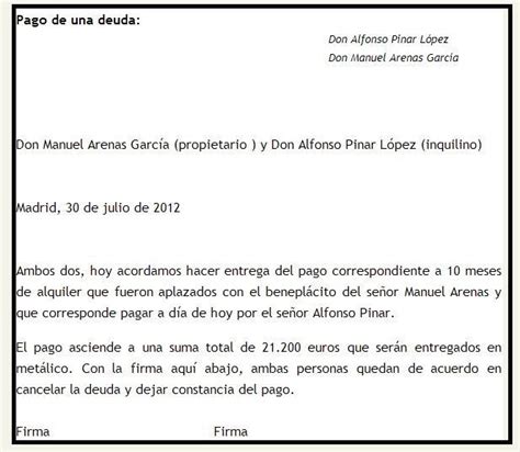 Sintético 92 Foto Como Redactar Una Carta De Compromiso De Pago Mirada