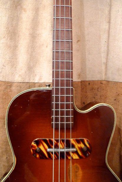 Kay Bass Guitar 1950 S Sunburst K 162 Howlin Wolf Bass Reverb Howlin Wolf Bass Guitar Guitar