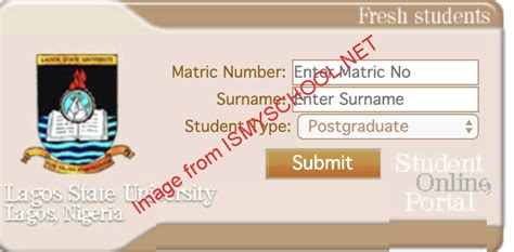 LASU Portal Login | How To Check Admission & Pay Fees On LASU Portal