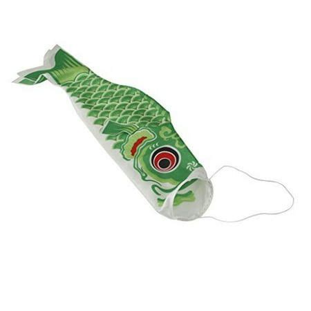 Cm Japanese Carp Flag Koinobori Windsock Green Walmart In