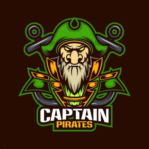 Premium Vector Pirates Mascot Logo With Vector Illustration In Esport