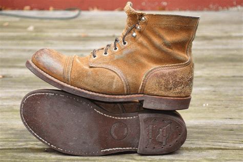 Fade of the Day - Red Wing Iron Ranger in Hawthorne (5 years)