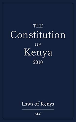 Constitution Of Kenya 2010 Ebook Kenya Government Of Handbook Africa Law Amazon Ca