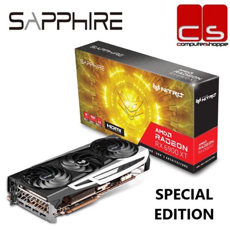 Sapphire NITRO AMD Radeon RX 6900 XT SE Gaming OC 16GB GDDR6 Shopee