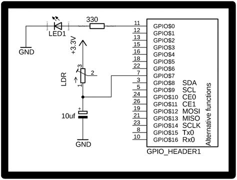 Raspberry Pi 3 Ldr Sensor Circuit And Python Programming