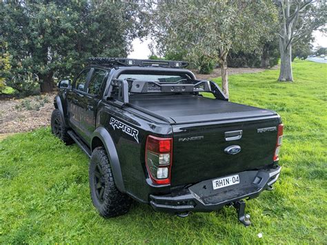 Trailmax Roof Rack Platform To Suit Ford Raptor With Inbuilt Led S