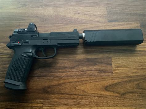 Sold Vfc Fnx 45 Tactical With Osprey Suppressor Red Dot And An Extra Mag Hopup Airsoft