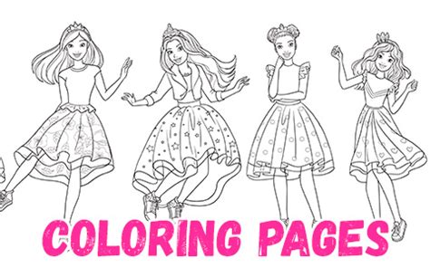 Barbie Printable Coloring Pages, 30 Page Printable PDF, Barbie Instant ...