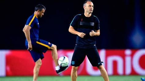 Luis Enrique Quiere Que Iniesta Llegue Perfecto Al Tramo Final