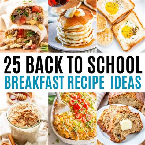 25 Back To School Breakfast Ideas ⋆ Real Housemoms