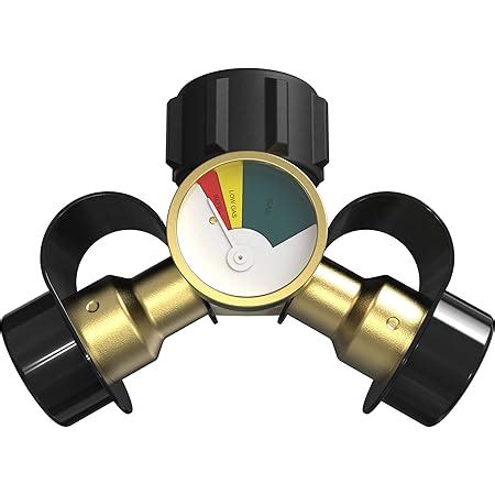 Amazon SILATU Propane Splitter With Gauge QCC1 Type1 Propane