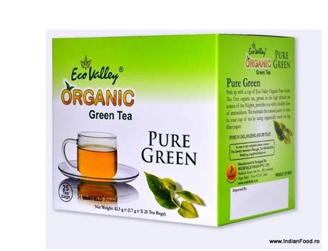 Eco Valley Organic Pure Green Tea Ceai Verde Bio 25bags