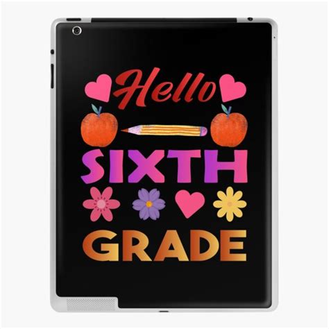 Funda y vinilo para iPad Primer día de clases Regalos para maestros