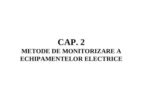 PPT Cap2 Metode De Monitorizare DOKUMEN TIPS