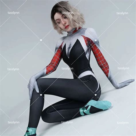 Anime Cosplay Gwenom Costume Sexy Gwen Stacy Cosplay Halloween Costumes For Women Superhero