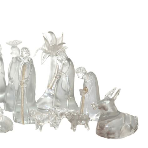 Murano Glass Nativity Scene By Ermanno Nason