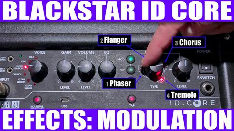 Blackstar Id Core Effects Modulation Youtube