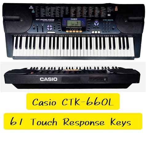 Casio CTK 660L Touch Response Japan Surplus Keyboard Piano Shopee