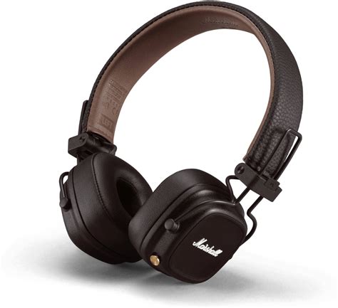 Marshall Major Iv Foldable Bluetooth Headphones With Wireless Charging 80 Hours Of Playtime