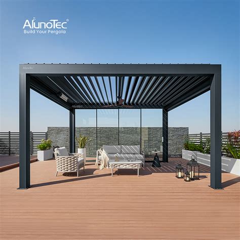 Alunotec Wholesale Garden Sun Shading Patio Cover Awning Windproof