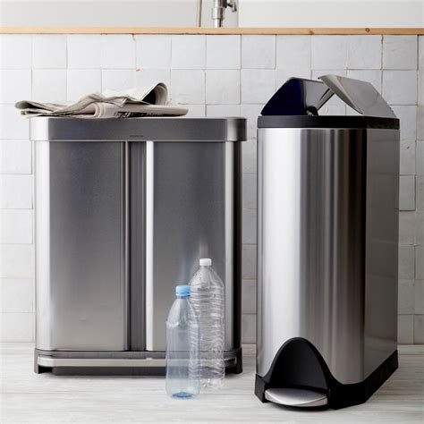 Simplehuman Butterfly Step Trash Can 45L Williams Sonoma