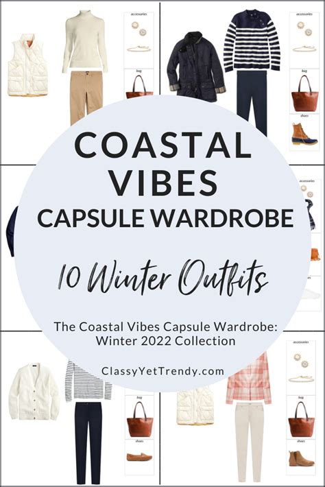 Sneak Peek Of The Coastal Vibes Winter 2022 Capsule Wardrobe 10 Outfits