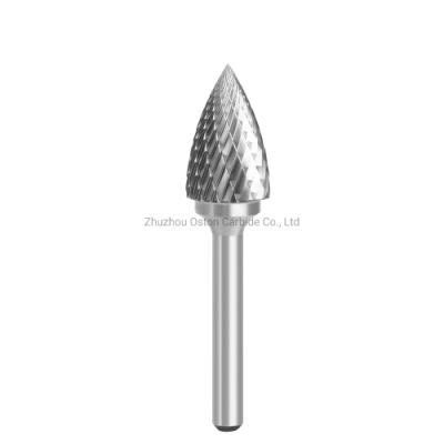 G Type Pointed Tree Shape Mm Shank Coarse Cut Tungsten Carbide Rotary