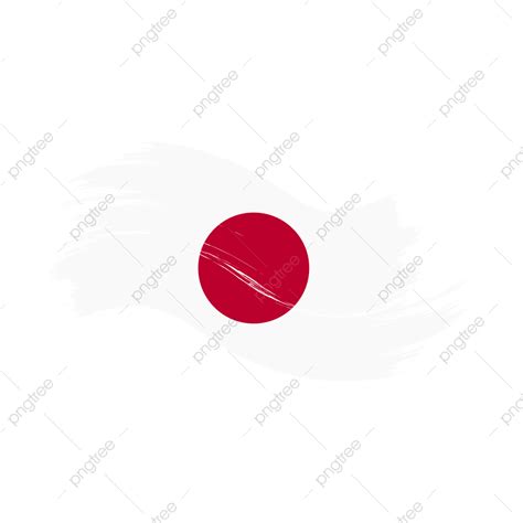 Brush Watercolor Paint Vector Art Png Japan Flag Watercolor Paint