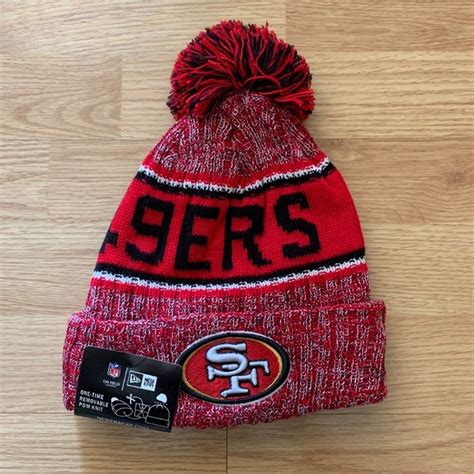 San Francisco 49ers Football Beanie 49ers Football, Niners, Coffee ...