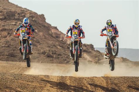 Dakar Ktm Gasgas Husqvarna Fronte Di Fuoco Impressionante