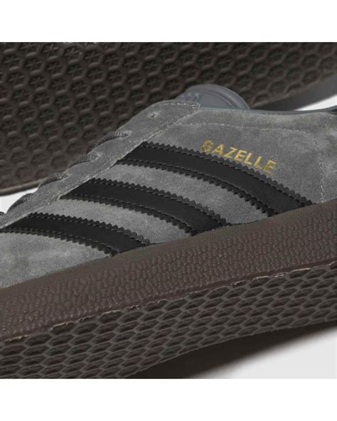 Adidas Gazelle Trainers Grey Black Gum Unisex Sports Atelier Yuwa Ciao Jp