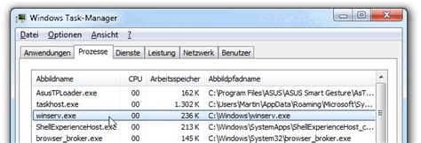 Winserv Exe Windows Prozess Was Ist Das